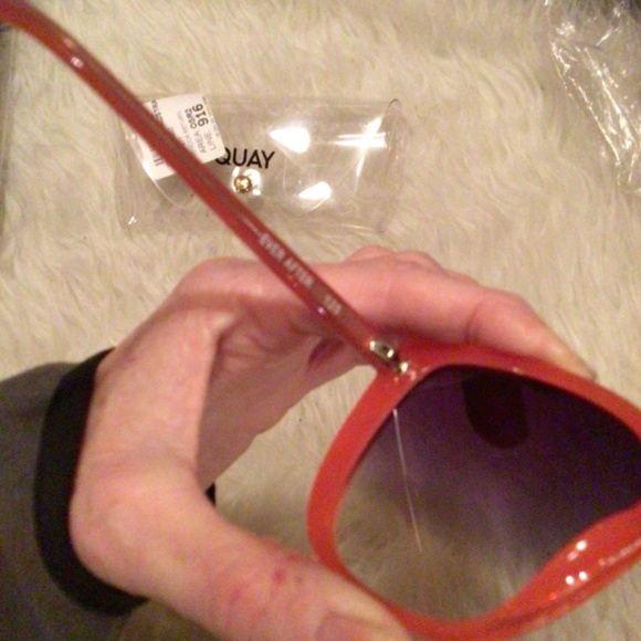 NEW! RarecQuay tortoise coral ever after sunglasses